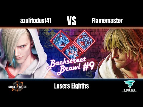 azulitodust41 (Ed) vs Flamemaster (Ken) - Street Fighter 6 Losers Eighths - Backstreet Brawl #9