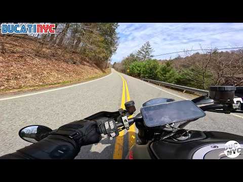 Stage One - Catskill Mountains TT Fun Road - Monster 937 + Ohlins