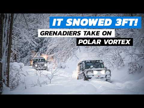 Mit zwei Grenadieren und über einem Meter Schnee dem Polarwirbel trotzen