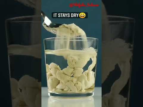 Silylated glas/quartz/a.o. sand|| you can use((CH3)3Si)2-NH in dry CH2Cl2 #shorts #shortsvideo