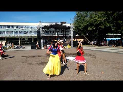 Prova da dança XXII Trote Integrado Calouros Produção