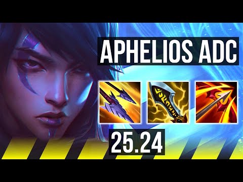 APHELIOS & Thresh vs JHIN & Leona (ADC) | 69K damage | KR Master | 25.24