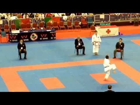 Japan cadet kata male final 8th world junior and cadet championships Unsu