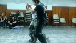 Braulio y Noelia Practica Tango Nuevo Seminario Comodoro 2009