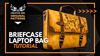 How to make leather Adventurer Briefcase