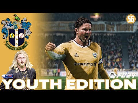 INSANE YOUTH ACADEMY PROSPECT! | EA FC 24 CAREER MODE - YOUTH ACADEMY | SUTTON UNITED | EP56