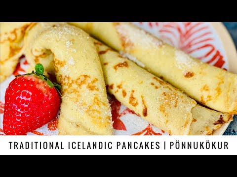 🇺🇸Traditional Icelandic Pancakes | Pönnukökur🥞 🇫🇷Crêpes Traditionnelles Islandaises | Pönnukökur🇮🇸