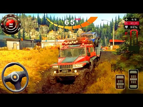 Offroad Hummer Truck Driving Game 2020 - 4x4 Jeep MUD Hill Drive - Android GamePlay