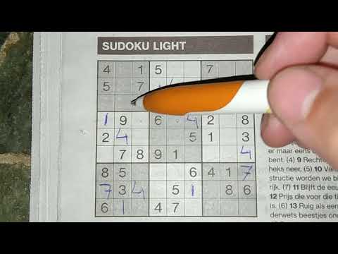 Yo Brother, need some help with this Light Sudoku puzzle? (with a PDF file) 08-09-2019 part 1 of 2