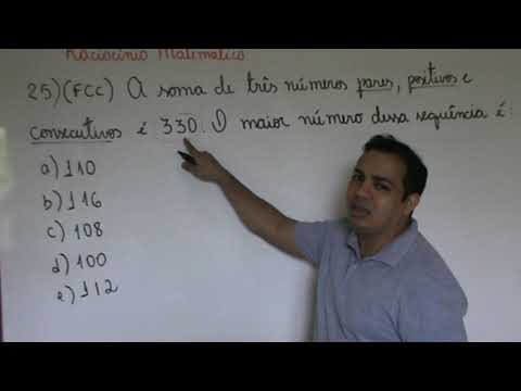 Resolução de questões de raciocínio lógico prova FCC 2019