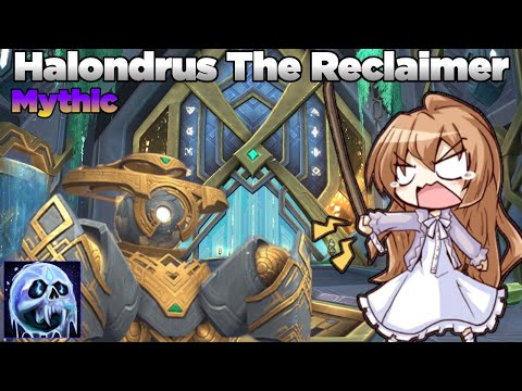 【No Keybinds】Mythic Halondrus - Sepulcher Of The First Ones | Frost Death Knight 9.2