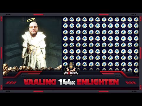 [PATH OF EXILE] – VAALING 144x “ENLIGHTEN (LVL 3)” – THE CURRENCY PROPHET