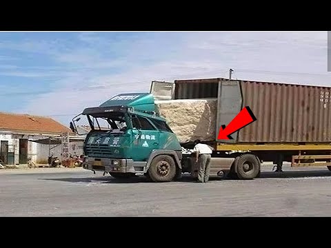 Dangerous Idiots Fastest Heavy Equipment Trucks, Excavator Operator Skills - Excavator Fail | Win