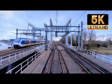 [5K] Walk to my train & Oh no, not again... Amsterdam - Amersfoort CABVIEW HOLLAND SLT 30jan 2021
