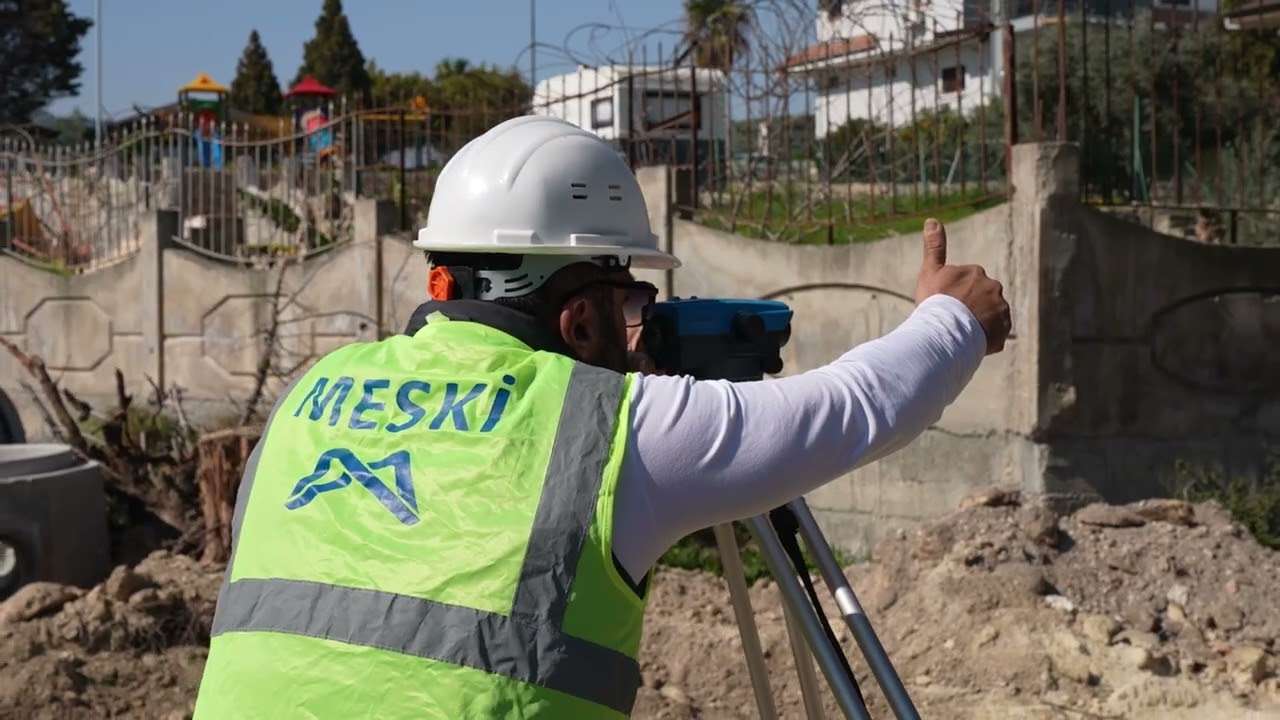 MESKİ, MEZİTLİ DEVLET HASTANESİ ATIK SU ALTYAPISI ÇALIŞMALARINI SÜRDÜRÜYOR