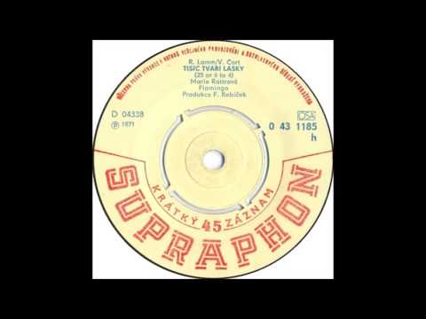 Marie Rottrová & Flamingo - Tisíc tváří lásky [1971 Vinyl Records 45rpm]