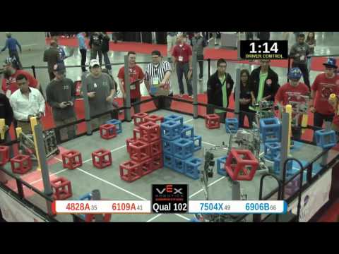 2015 VRC Sci Q102 - 4828A 6109A vs 7504X 6906B - 30 to 62 - VEX Worlds 2015 - Science Division