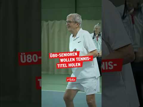 Tennis mit über 80 Jahren | Shorts | Ü80-Tennis