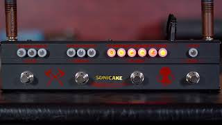 Video thumbnail for SONICAKE Black Hammer Multi Effects Heavy Metal Hi-Gain Distortion Boost Chorus Delay Guitar Pedal by SONICAKE