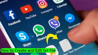 How to open and edit txt file in android mobile