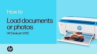 Loading Documents or Photos and Copying on the HP DeskJet 3700 Printer Series