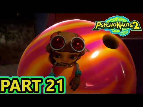 Psychonauts 2 Walkthrough Gameplay Part 21 - Fixing Ford Cruller's Mind: The Barber Alley