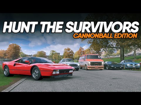 Hunt the Survivors: Cannonball Edition (Failrace Forza Horizon 4 Challenge)