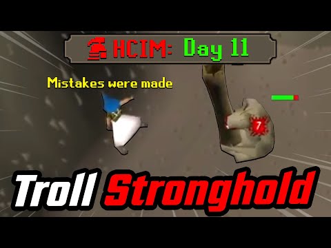 I Entered the TROLL Stronghold as a HARDCORE Ironman...