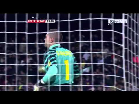 Fc Barcelona Vs Racing De Santander 3-0 HD