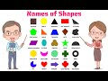 Shapes Names Of Shapes Shapes For Kids Geometric Shapes