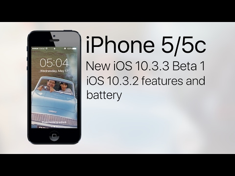 iOS 10.3.3 Beta 1 Released on iPhone 5/5c. iOS 10.3.2 Battery and performance