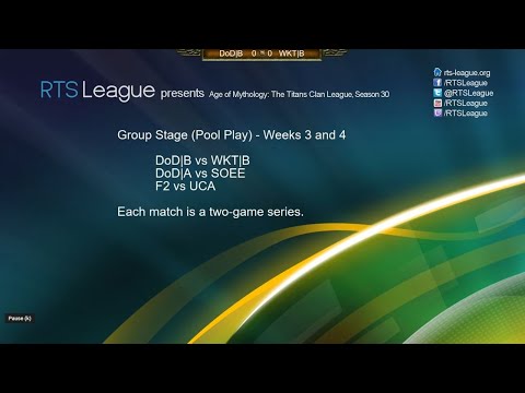 RTSL Group Stage - DoD|B vs WKT|B, DoD|A vs SOEE, F2 vs UCA|A