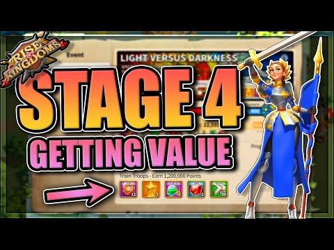 Light Versus Darkness Stage 4: Troop Training | Rise of Kingdoms (rok)