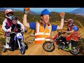 🏍️ Handyman Hal Rides Dirt Bikes | Motocross Fun for Kids