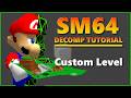 Super Mario 64 Decomp Modding Tutorial Custom Level Windows 10 11