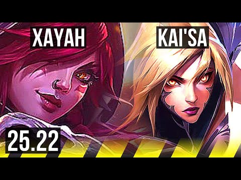 XAYAH & Janna vs KAI'SA & Rakan (ADC) | 10/3/5, Dominating | EUW Master | 25.22