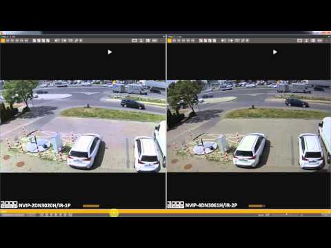 NOVUS cameras IP 2 MPX vs 4 MPX at day - comparison