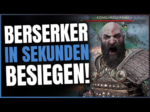 Defeat Berserkers easily! Berserker King in under 30 seconds - God of War Ragnarök