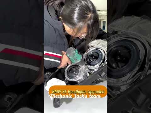 BMW X5 Headlights Upgraded