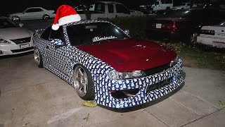 Christmas Wrapping Our Cars!!! Part 1 - Wrapping..