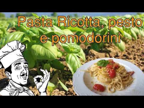 Pasta Ricotta, Pesto e Pomodorini(IN CUCINA CON THE SWEEPERS)