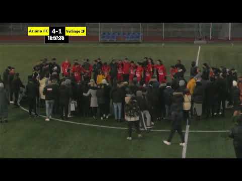 Ariana FC Vs Vellinge IF