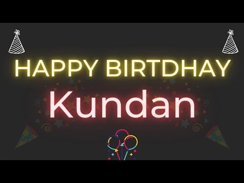 Happy Birthday to Kundan  - Birthday Wish From Birthday Bash