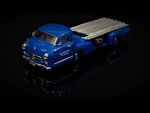 Mercedes-Benz Rennwagen Transporter - Premium Classics 1/43 - 30 SECONDS REVIEW