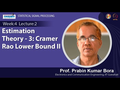 Lec 1 Overview of Statistical Signal Processing