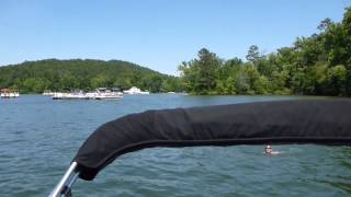 preview picture of video 'Pickwick Lake Best Anchor and Swim Spot'