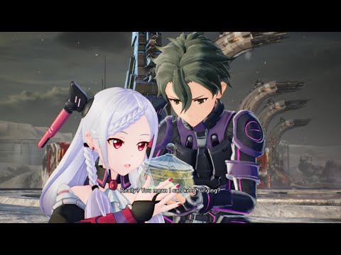 Eiji and Yuna 3d Scene ( Sword Art Online Fatal Bullet )