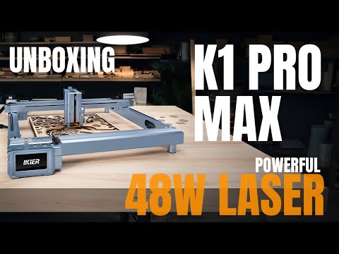 Unboxing - Ikier K1 Pro Max Lasergravur- und Schneidemaschine - Ein Kickstart für Kreative (Teil 1)