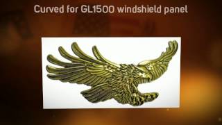 Gold Wing and Eagle Emblems at Saber Cycle