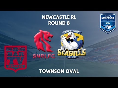 2018 Newcastle RL 1st Grade Round 8 - South Newcastle Lions v Lakes United Seagulls